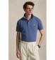 Polo Ralph Lauren Polo in piqué elasticizzato Custom Slim Fit blu