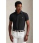 Polo Ralph Lauren Slim-Fit piqué polo zwart