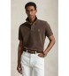 Polo Ralph Lauren Slim fit piqué poloshirt bruin