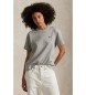 Polo Ralph Lauren Camiseta de punto jersey de algodón gris