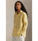 Polo Ralph Lauren Gestreiftes Baumwollhemd im Relaxed Fit Gelb