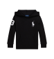 Polo Ralph Lauren Sudadera de felpa con capucha y Big Pony negro