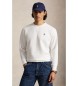 Polo Ralph Lauren Vit RL fleecetröja