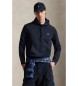 Polo Ralph Lauren Bluza z dzianiny podwójnej z kapturem granatowa