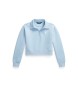 Polo Ralph Lauren Dubbel gebreid sweatshirt met blauwe vierkante snit