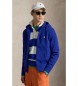 Polo Ralph Lauren Felpa in maglia doppia con zip blu