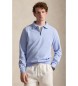 Polo Ralph Lauren Felpa in spugna con zip corta blu