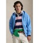 Polo Ralph Lauren Bluza polarowa Polo Sport z kapturem niebieska