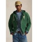 Polo Ralph Lauren Zielona bluza polarowa frotte o luźnym kroju