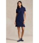 Polo Ralph Lauren Vestido tipo polo de piqué de algodón marino