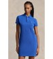 Polo Ralph Lauren Vestido tipo polo de piqué de algodón azul