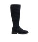 Porronet Bottes hautes en cuir avec fermeture clair Duna noir