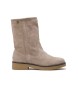 porronet Leather Boots Vanessa taupe