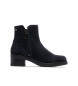 Porronet Bottines en cuir avec fermeture clair Gleda Black