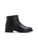 Porronet Leather Ankle Boots With Zipper Eines black