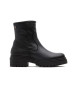 Porronet Fiala Zippered Leather Ankle Boots black