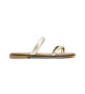 porronet Golden Carly-sandaler i læder