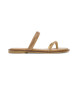 Porronet Gouden Cali Leren Sandalen