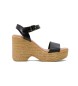 Porronet Michele Black High Heel Sandal - Hlhjde: 9cm