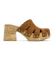 Porronet Bruna sandaler i mesh-läder