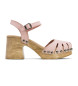 Porronet Margot pink leather sandals