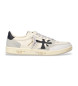 Premiata Baskets en cuir Bsktclay blanc