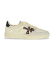 Premiata Sneakers in pelle beige Clayd Var