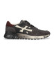 Premiata Mick Grau Leder Turnschuhe