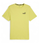 Puma Koszulka z małym logo Essentials żółta