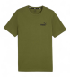 Puma Koszulka z małym logo Essentials zielona
