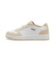 Puma Sneaker Court Classy bianche e beige