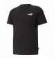 Puma Essentials Klein Logo T-shirt zwart 