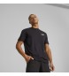 Puma T-shirt Essentials+ com pequeno logótipo bicolor preto