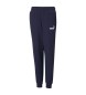 Puma Pantaloni blu scuro con logo Essentials