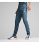 Puma Pantalon de sport bleu  rayures Evostripe