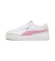 Puma Lajla T-toe leather trainers white