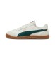 Puma Leren sportschoenen Club 5v5 lichtgrijs