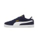 Puma Club II navy leather trainers