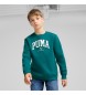 Puma Sudadera Squad Crew FL B verde