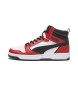 Puma Rebound-Schuhe weiß, rot