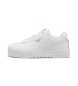 Puma Zapatillas de piel Roma blanco