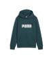 Puma Essentials+ Big Logo Kapuzenpullover grün