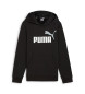 Puma Essentials+ Zweifarbiger Big Logo Hoodie schwarz