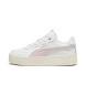 Puma Carina Street Lux Leder Turnschuhe weiß