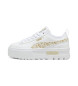 Puma Mayze Wild Leather Sneakers branco