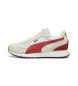 Puma Road Rider beige leather shoes