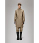 Rains Parka beige  queue de poisson