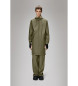 Rains Parka en queue de poisson vert