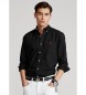 Polo Ralph Lauren Oxford Custom Fit Hemd schwarz