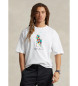 Polo Ralph Lauren T-shirt en coton à coupe décontractée Big Pony blanc